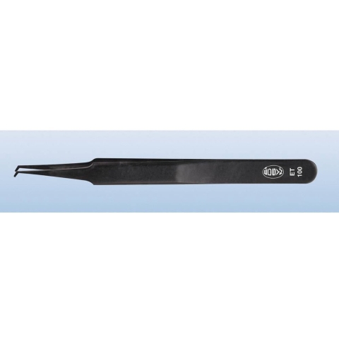 Edsyn ET100 SMD-pincet Plat, gebogen 45° 115 mm