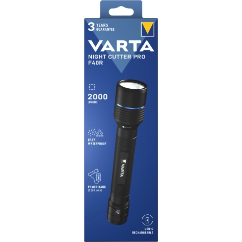 Varta VARTA Night Cutter Pro F20R Rech. Box 18920101111 Zaklamp 1000 lm
