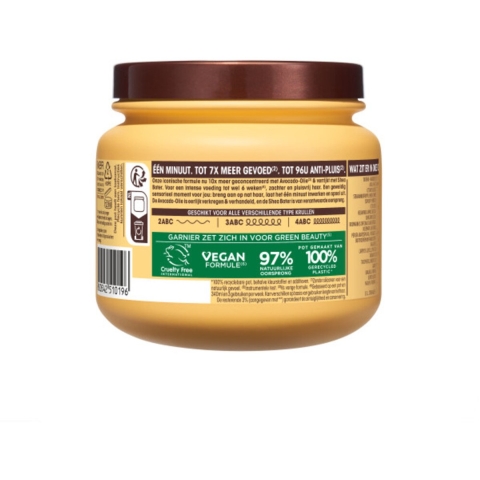 3x Garnier Loving Blends Avocado Olie en Shea Boter Haarmasker 340 ml