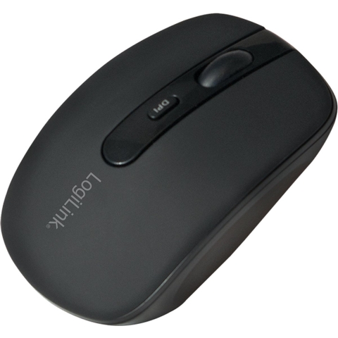 LogiLink ID0078A Muis Bluetooth Optisch Zwart 4 Toetsen 1600 dpi