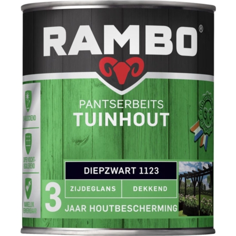 Pantserbeits tuinhout zg dek 1123 0,75l - Rambo