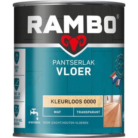 Pantserlak vloer tr. mat 000 2,5l - Rambo