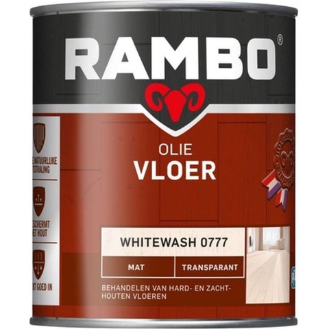 Olie vloer transp. mat 777 0,75l - Rambo