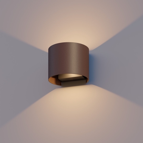 Outdoor wall light oval roest - Calex