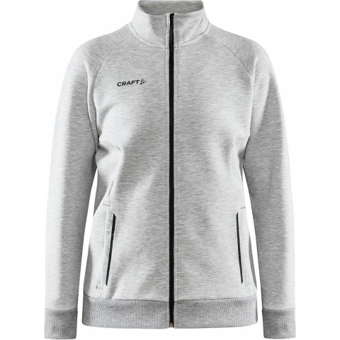 Craft 1910627 Core Soul Full Zip Jacket Wmn - Grey Melange - S
