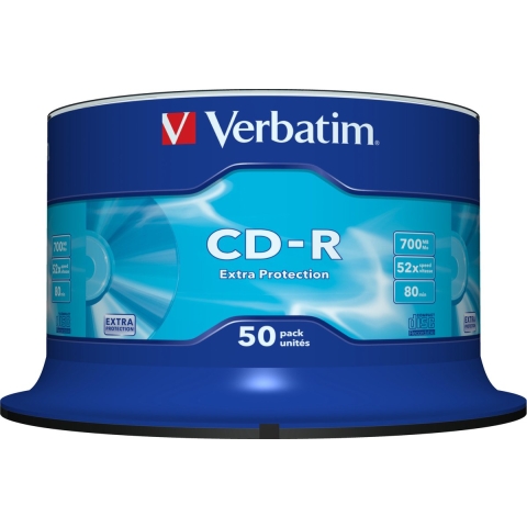 Verbatim 43351 CD-R 80 disc 700 MB 50 stuk(s) Spindel