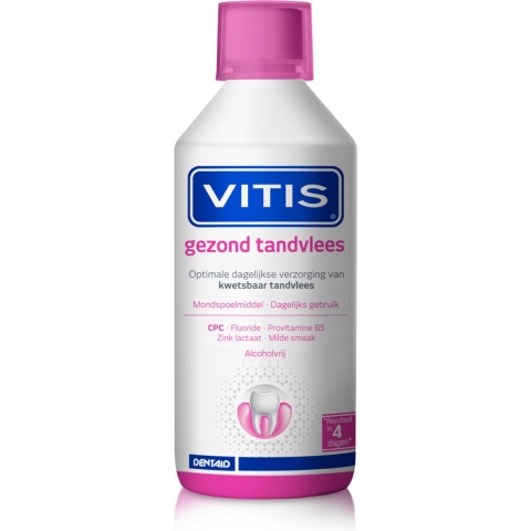 6x Vitis Mondwater Gezond Tandvlees 500 ml