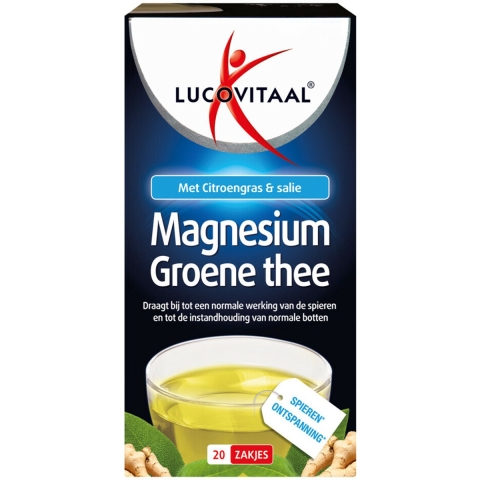6x Lucovitaal Thee Magnesium 20 stuks