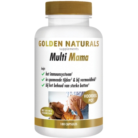 Gratis Verzending: 2x Golden Naturals Multi Mama 180 vegacapsules