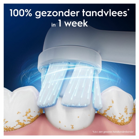 3x Oral-B Opzetborstels iO Gentle Care Wit 6 stuks