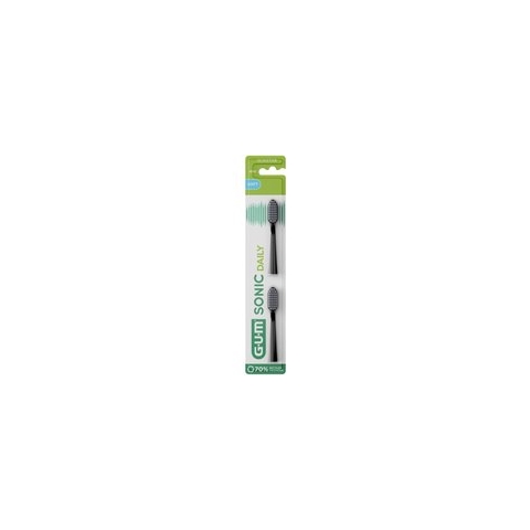 3x GUM Activital Opzetborstel Zwart 2 stuks