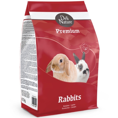 Deli Nature Premium Konijnenvoer Graanvrij 12,5 kg