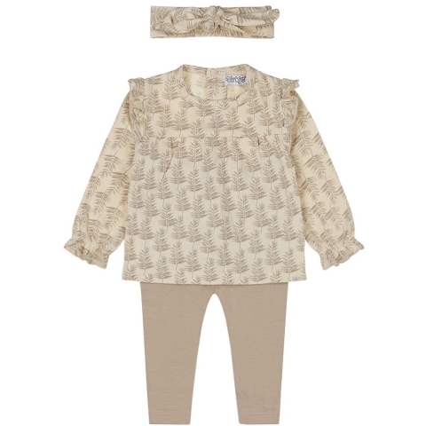 Set 3-delig Dirkje Shirt + Broek + Haarband Pretty Fall