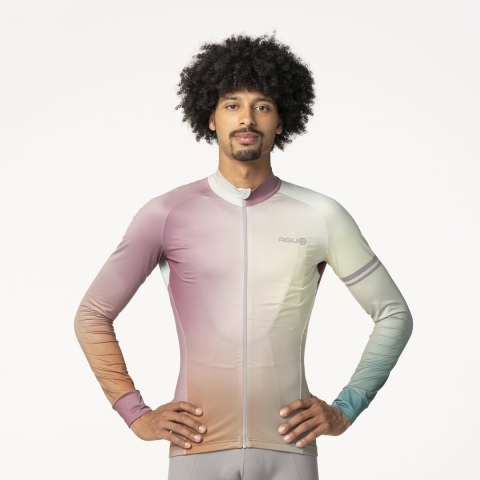 AGU Gradient Fietsshirt Lange Mouwen Performance Heren - Groen - M
