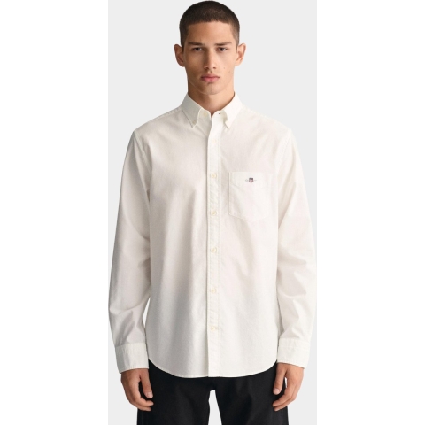 Gant Casual hemd lange mouw Wit Regular Fit Oxford 3000200/110
