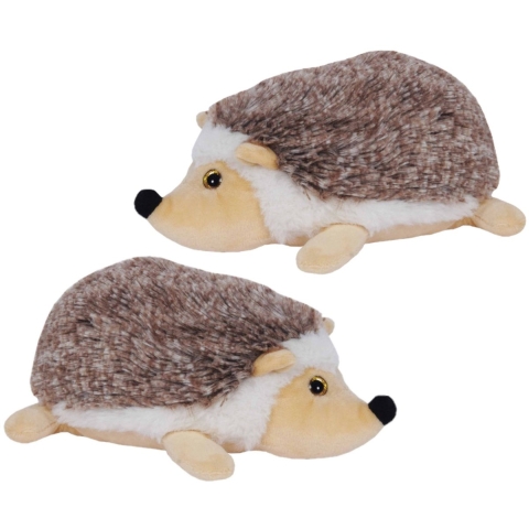 Sandy pluche Knuffel Egel - 2x - Dieren knuffels - stof - 23 cm -