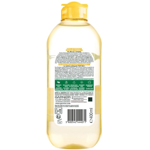3x Garnier SkinActive Micellair Reinigingswater met Vitamine C 400 ml