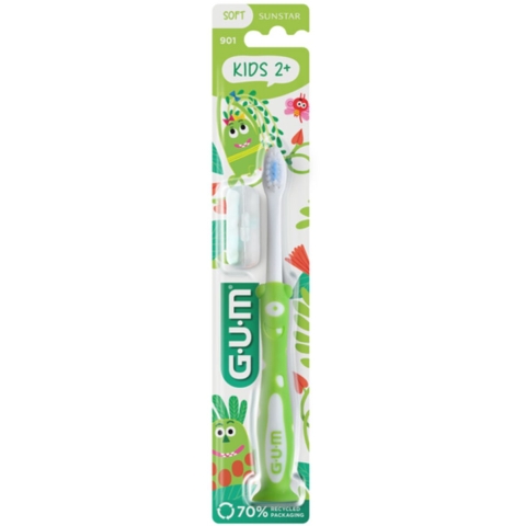 8x GUM Tandenborstel Kids 2+