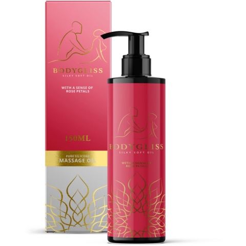 3x Bodygliss Massageolie Rose Petals 150 ml