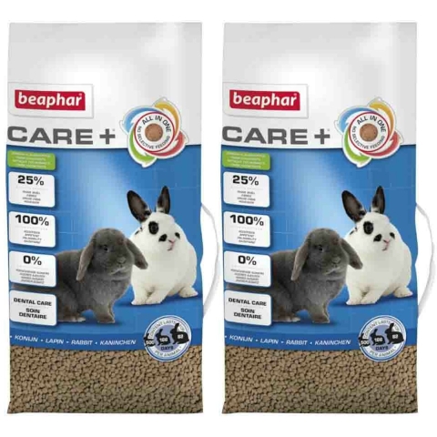 2x Beaphar Care+ Konijn Adult 10 kg