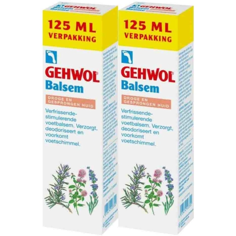2x Gehwol Balsem Droge en Gesprongen Huid 125 ml