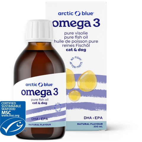 Arctic Blue Omega 3 Pure Visolie Cat & Dog Olie