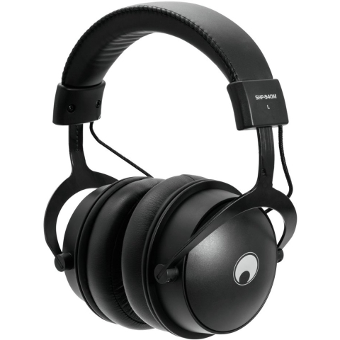 Omnitronic SHP-940M Over Ear koptelefoon DJ Kabel Stereo Zwart