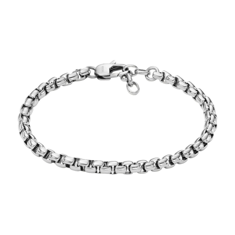 Fossil JF04562040 - Schakelarmband - Verstelbaar 20 cm - Zilverkleurig