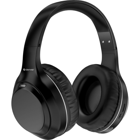 Denver BTN-211 Over Ear headset Zwart Headset Mobiele telefoon