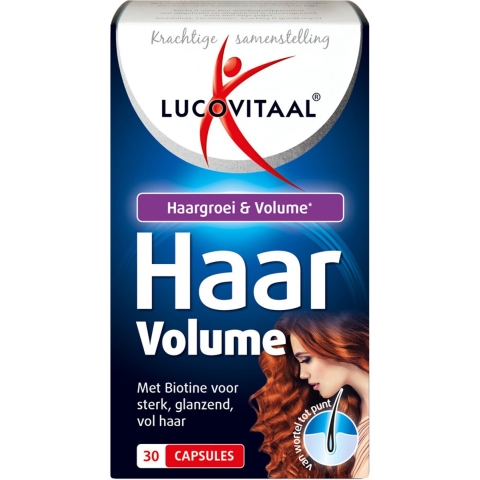 Gratis Verzending: 3x Lucovitaal Haar Groei&Volume 30 capsules