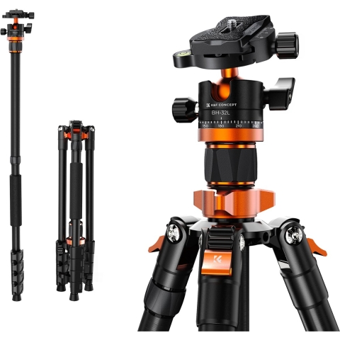 K&F Concept Statief Extra Hoog K255A7 230cm met monopod