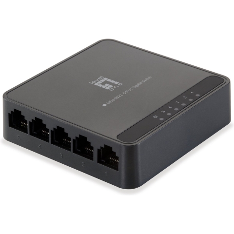 LevelOne GEU-0522 Unmanaged Gigabit Ethernet netwerk switch