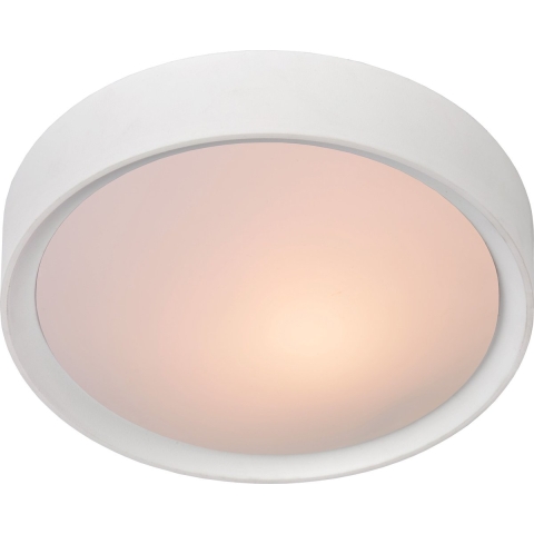 Lucide Lex 1 - plafondverlichting - Ø 25 x 7 cm - wit