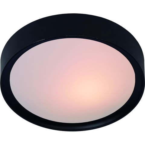 Lucide Lex 2 - plafondverlichting - Ø 33 x 10 cm - zwart