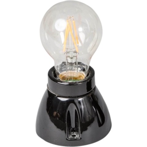 ETH Vintage Straight - plafondlamp - 6,3 x 7,5 cm - zwart