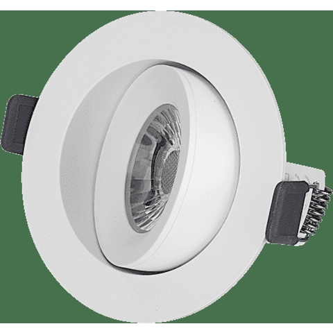Artdelight Special - inbouwspot - Ø 95 mm, Ø 83 mm inbouwmaat - 9W LED incl. - dim to warm - IP54 - wit