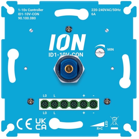 Ion Industries - inbouw LED-controller (dimmer) voor drivers - 1-10V - met schroefbevestiging