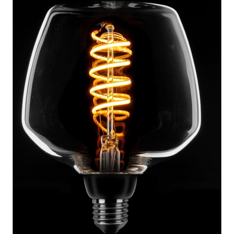 ETH LED Spiral Deco - E27 - dimbaar - 7,5W  - transparant