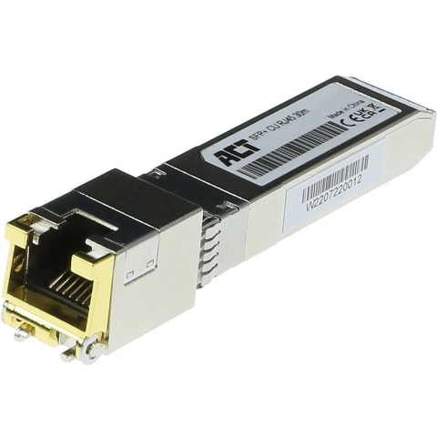 ACT SFP+ 10Gbase koper RJ45 coded for HP Aruba / Procurve