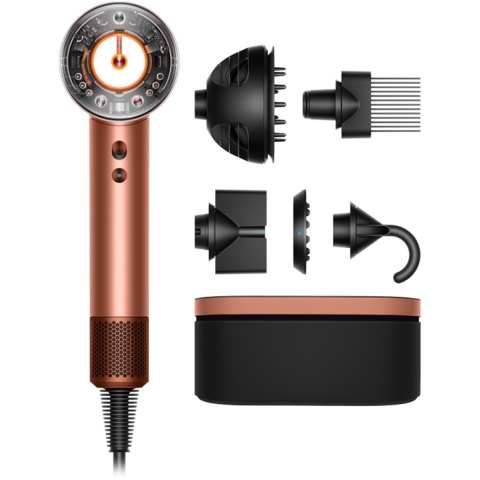 Dyson Supersonic Nural Curly & Coily Amber Silk / Pink Champagne