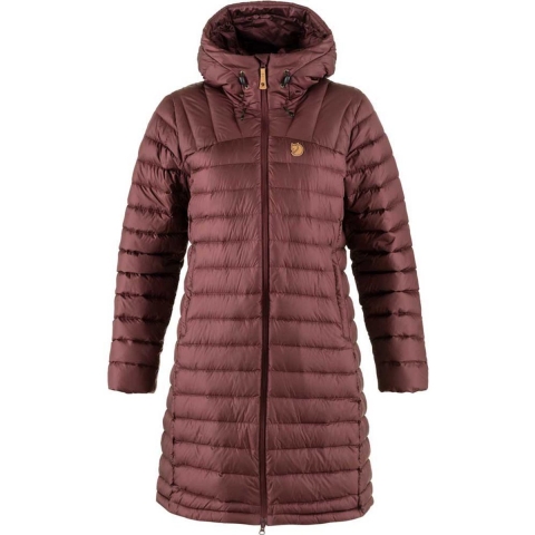 Fjällräven Dames Winterparka Snow Flake Parka W, port, Maat: S