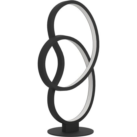 EGLO Gianella Tafellamp - LED - 39,5 cm - Zwart/Wit