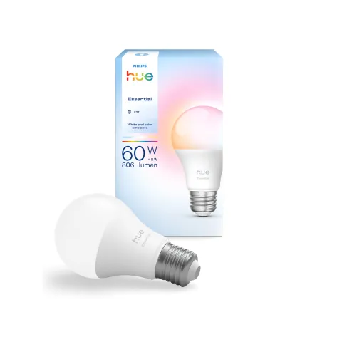 Philips Hue Essential A60 – E27 White Ambiance Lamp – 806 lm – 8W