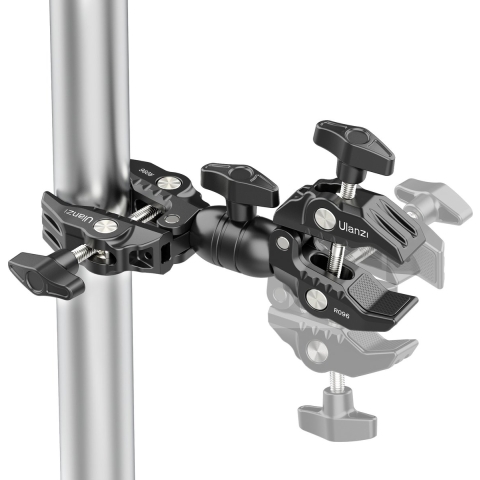Ulanzi R096 Double Super Clamp Buisklem met balhoofd
