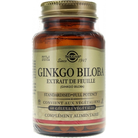 Solgar Ginkgo Biloba Leaf Extract Capsules