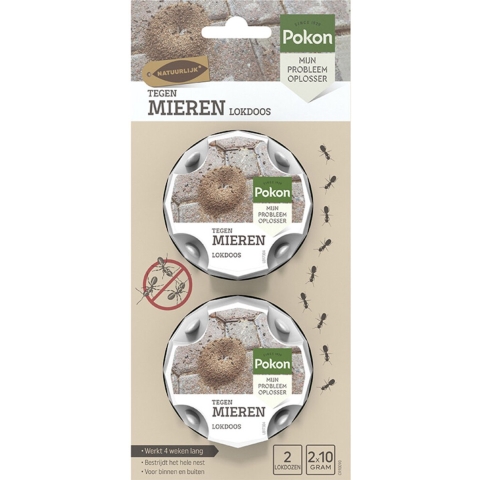 24x Pokon Tegen Mieren Lokdoos 2 stuks