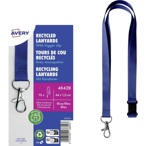 Avery-Zweckform 4842B Textielband (l x b) 440 mm x 15 mm 10 stuk(s)