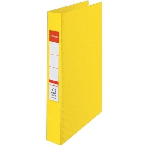 10x Ringband mappen/ordners 2 gaats A4 geel -