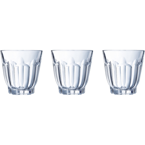 18x Stuks waterglazen/drinkglazen 240 ml -