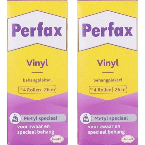 Perfax metyl speciaal - 2x - behanglijm/behangplaksel - 180 gram -